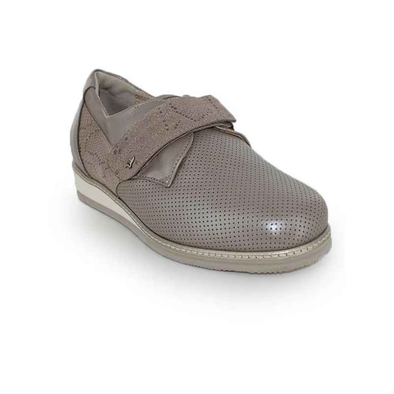 PODOLINE Chaussures à Velcro Confortables Femme Besate 2 PODOLINE Chaussures à Velcro Confortables Femme Besate – Image 2