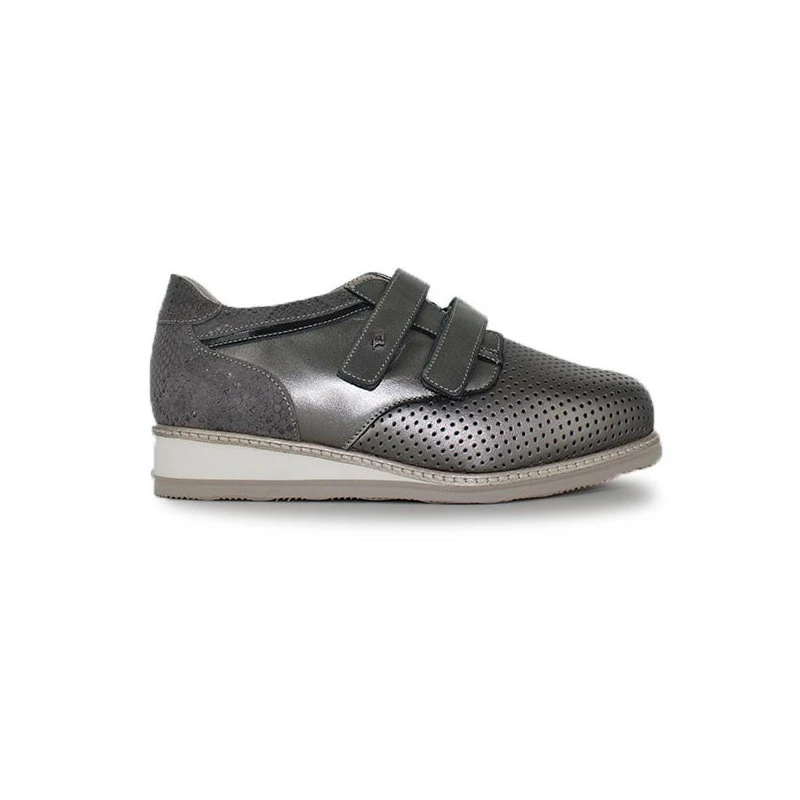 PODOLINE Chaussures à Velcro Confortables Femme Gais 1 PODOLINE Chaussures à Velcro Confortables Femme Gais