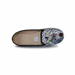 LA MAISON DE L'ESPADRILLE Chaussons Ballerines Pour Femme Zèbre (2017) 10 LA MAISON DE L'ESPADRILLE Chaussons Ballerines Pour Femme Zèbre (2017) -chaussures-confortables-femme-Soldes zebre 2017 4